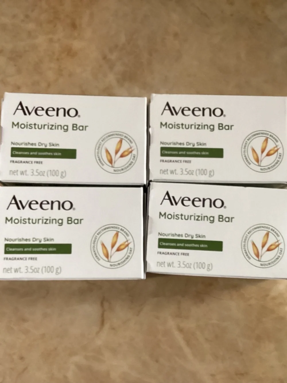 Aveeno Moisturizing Bar Bundle 3.5 oz each  NEW